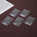 Everpert 5 Pieces 3X Credit Card Shape Magnifiers Clear Magnifier Fresnel Lens