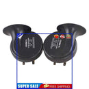 1 Pair Car Horns Loud 12V 105dB Motorcycle Snail Sound Horn Waterproof Trumpet