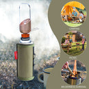 Long Gas Canister Cover Outdoor Camp Fuel Cylinder Tank Case (Army Green) Newly