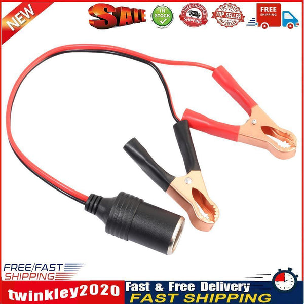 Car Battery Pump Alligator Cigarette Lighter 12V 10A Power Socket Adapter Newly