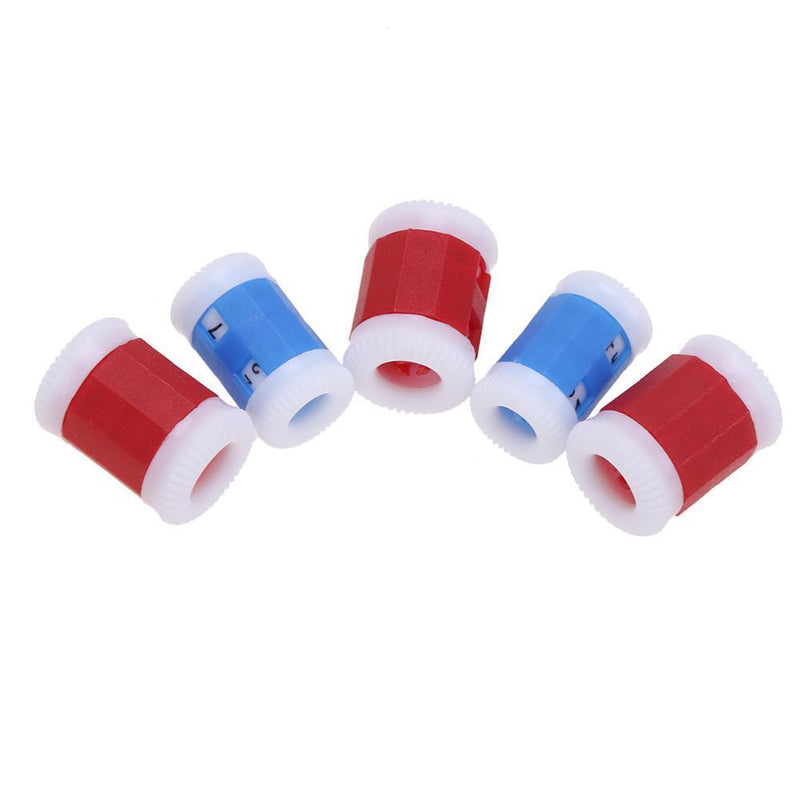DIY 10pcs Manual Crochet Knitting Row Counter Round Stitch Weaving Tool Newly