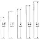 25Pcs Big Eye Stitching Needles Leather Yarn Knitting Sewing Needles Tool Y9N8