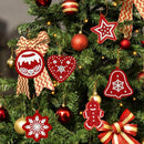 10pcs Single-side Special Shape Diamond Painting Handmade Christmas Tree Pendant
