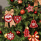 10pcs Single-side Special Shape Diamond Painting Handmade Christmas Tree Pendant