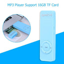 MP3 Player Strip Lossless Sound Support 64GB TF Card Media Players (Blue) Newly