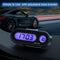 2 In 1 Digital LCD LED Car Electronic Time Clock Thermometer With N, K2N1