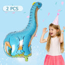 2pcs Cartoon Large Dinosaur Foil Air Balloons Children Birthday Decor (2) Newly