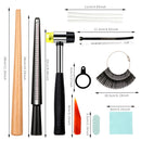 Ring Making Tools Jewelry Hammer Ring Sizer Adjuster with Half Size Ring Sizer