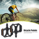 2pcs M195 2-Bearing Aluminum Bicycle Pedals with Reflector for Mountain Bike