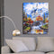 Hand Painted DIY Painting By Numbers Kits Castle Canvas Mural Home Wall Arts