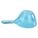 Plastic Water Ladle Anti-skid Handle Transparent Bailer Home Kitchen (Blue)