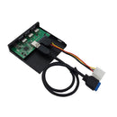 5 Port Front Panel TYPE-C 2 USB 3.0 3.5 inch Floppy Bay Adapter for PC