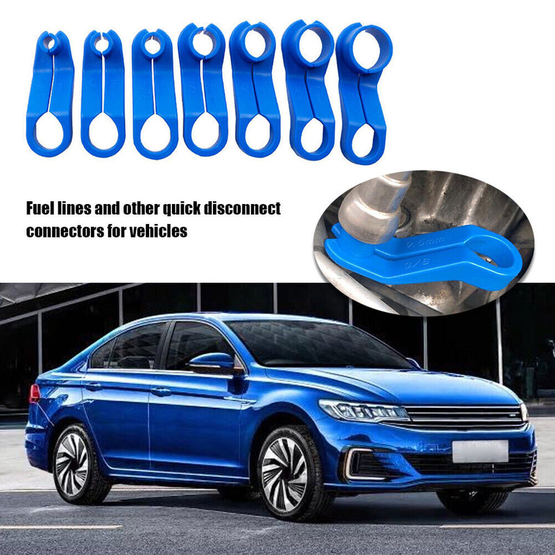 7pcs Angled AC Fuel Line Disconnect Tool Set 22mm 19mm 16mm 13mm 9.5mm 8mm 6mm