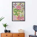 14CT Stamped Cross Stitch Kits DIY Flowers Mosaic Artwork for Home Decor Gift