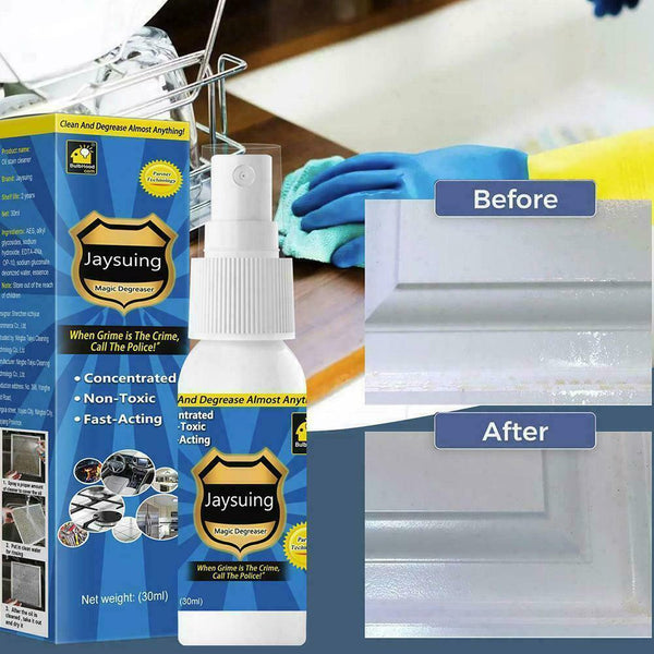 30ml Magic Degreaser Cleaner Spray Home Kitchen Bathroom Dirt Dilute Clean