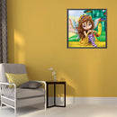 DIY Full Round Drill Diamond Painting butterfly fairy Mosaic Rhinestone Art