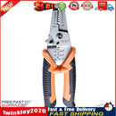 Multi-function Household Scissors Crimping Pliers Wire Stripper (120-6282) Newly