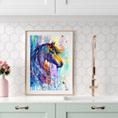 Painted Horse Diamond Painting Full Drill Square Rhinestone Embroidery Handwork