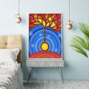Special Shaped Crystal Full Drill Abstract tree Diamond Painting