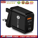 25W PD + QC3.0 Mobile Phone Wall Charging Portable 5A USB Type C Fast Charger