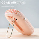 #A Portable Neck Leafless Fan Cooling Fan for Outdoor Sports Travel Office Deskt