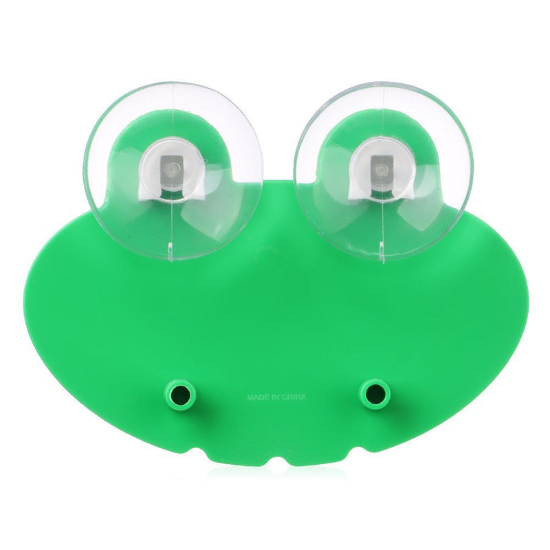 Water Bathroom Cartoon Sucker Soap Dish Storage Box Drain Rack Frog Soap Holder