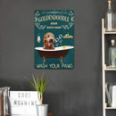 Metal Tin Sign Plaque Dog Animal Home Decor Living Room Iron Art Posters