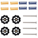 Metal Hot Bed Die Springs Screws Kit Leveling Assembly Hand Leveling Nut