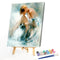 Girl Oil Paint By Numbers Kit DIY Acrylic Painting Wall Art Picture Craft Dec