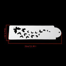 Butterfly Cake Spray Template Stencil Coffee Powder Z3F9 V3O6 Spray Decor G5G9