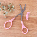 Steel Grooming Eyebrow Hair Remover Eyelash Hair Clips Comb Eyebrow Trimmer