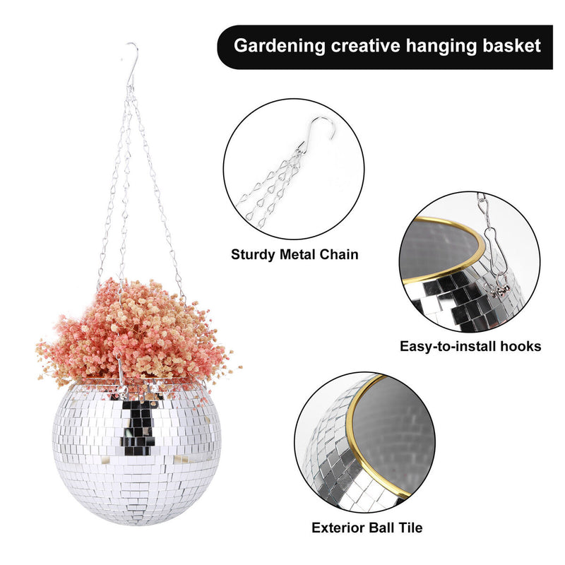 Decorative Plant Pots/Garden Plants with Hooks Chain for Gardening Enthusiast