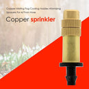 Copper Misting Fog Nozzles Atomizing Sprayer Hose Garden Irrigation (10pcs)