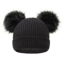 Winter Beanie Hat Knitted Chunky Slouchy Ski Cap Ear Warmer for Women Children