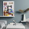 Digital Paint Sewing Machine Painted By Numbers On Canvas Wall