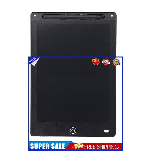 LCD Writing Tablet 10 inch Colorful Drawing Doodle Board Toys (C Black)