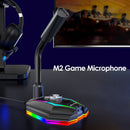Desktop Capacitive M2 Noise Reduction Computer Live Microphone (USB RGB EQ)