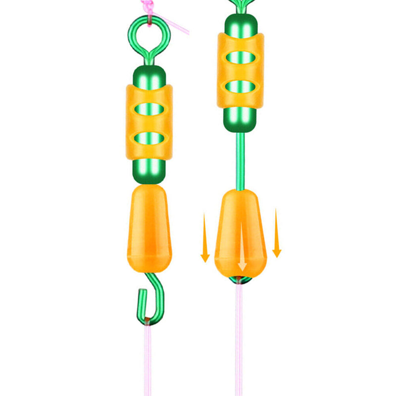 8pcs Silicone Sub-clip Quick Fast Sub-Line Thread Clip Clamp Fishing Accessor