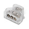 3-Way Car Audio Amp Power/Ground Cable Splitter Power Distribution Block Newly