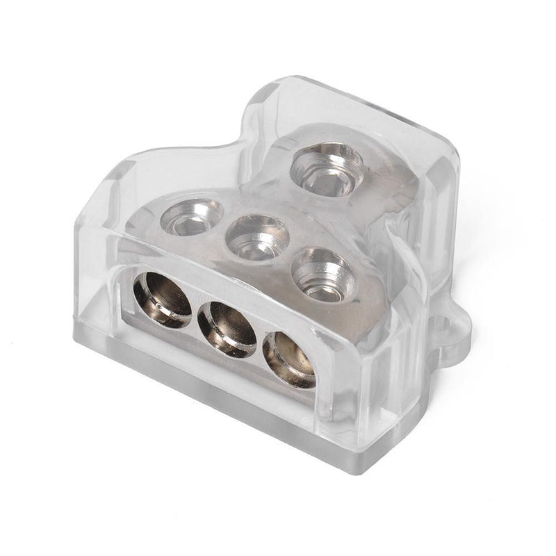3-Way Car Audio Amp Power/Ground Cable Splitter Power Distribution Block Newly