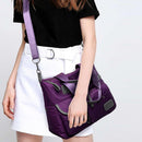 Women Travel Waterproof Nylon Shoulder Mummy Messenger Handbags (Purple)