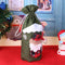 MINGRONG-dzsw Christmas decoration for red wine bottles, motif: snowman, Weihn