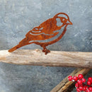 Art Metal Fence Ornament Insert Garden Statues Silhouettes Sparrow Bird-shaped