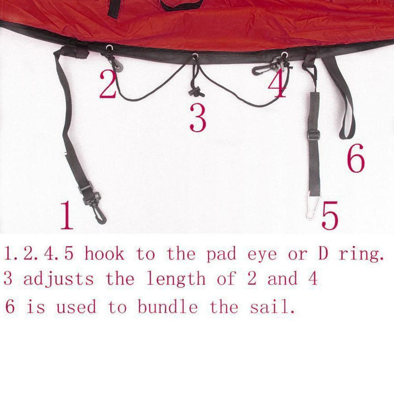 42 Inch Kayak Wind Paddle Sailing Popup Paddle Board Sail Rowing Downwind