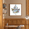 Winter Maple Leaf Frameless Picture Oil Paint By Numbers Hand Painted Picture