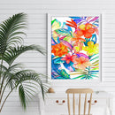 Flower Painting By Number Kit Acrylic Paints Set for Modern Wall Picture Craf