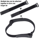 Multil Purpose Nylon Hook & Loop Strap Cable Ties Reusable Fastening Bike Tie