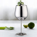500mL Stainless Steel Juice Goblet Drum Shape Red Wine Cup (Bright Light)