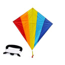 Large Rainbow Kites Easy To Assemble Launch Fly-Best For Outdoor Kite Beach P6V4