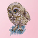 14CT Canvas Stamped Cross Stitch Kit Animal Cotton Thread Artwork DIY Needlework